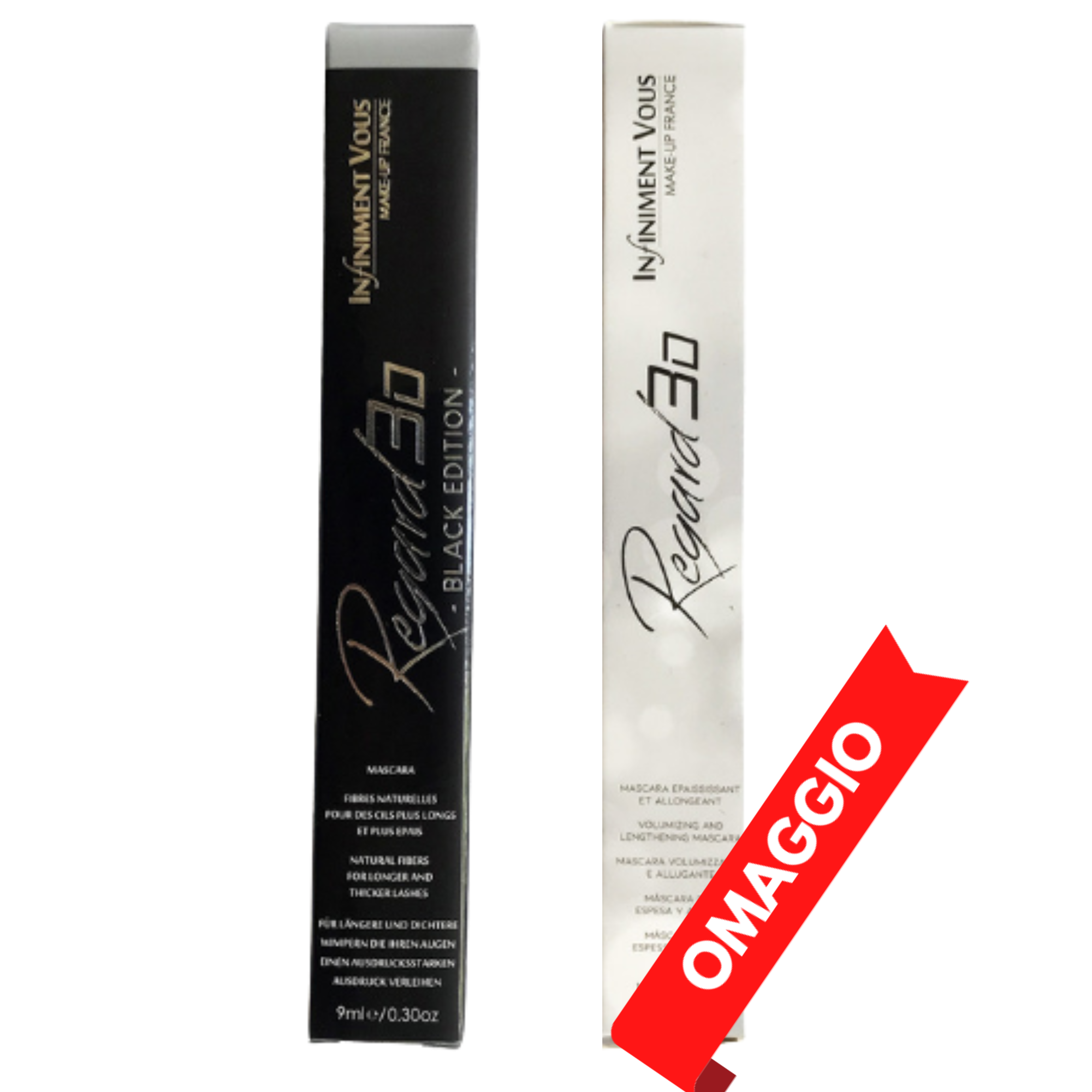 REGARD3D – fibre naturali per allungamento ciglia + mascara fissaggio –  B.usami