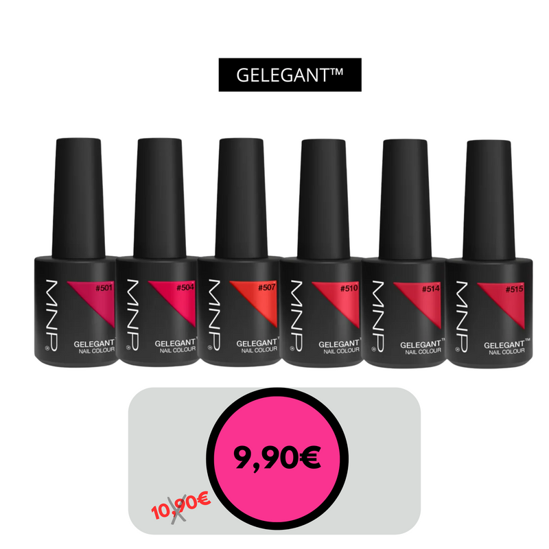 MESUADA MNP - GELEGANT™ Semipermanente gel polish 8 ml ROSSO | BORDEAUX