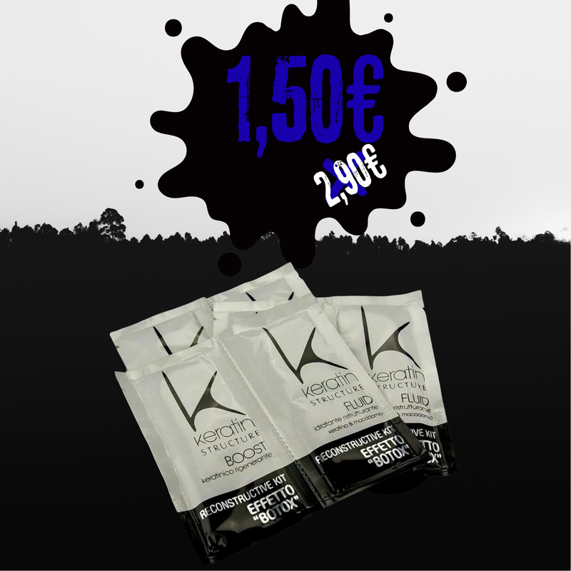 EDELSTEIN - keratin structure trattamento ricostruttore alla keratina  effetto botox 2 X12 ml