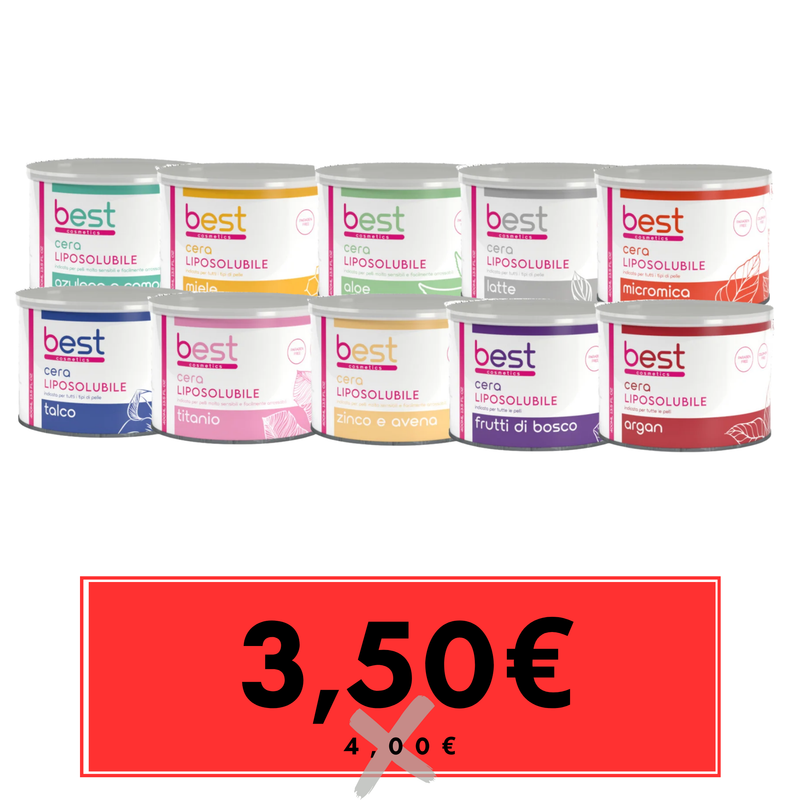 BEST COSMETICS - cera liposolubile vaso 400 ml