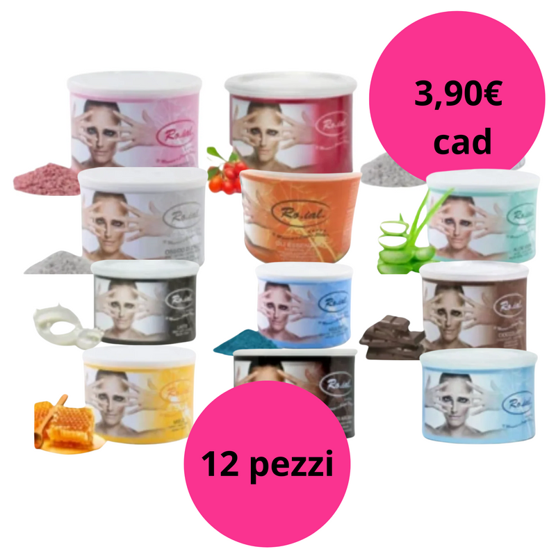 RO.IAL - cera liposolubile vaso 400 ml 12 pezzi