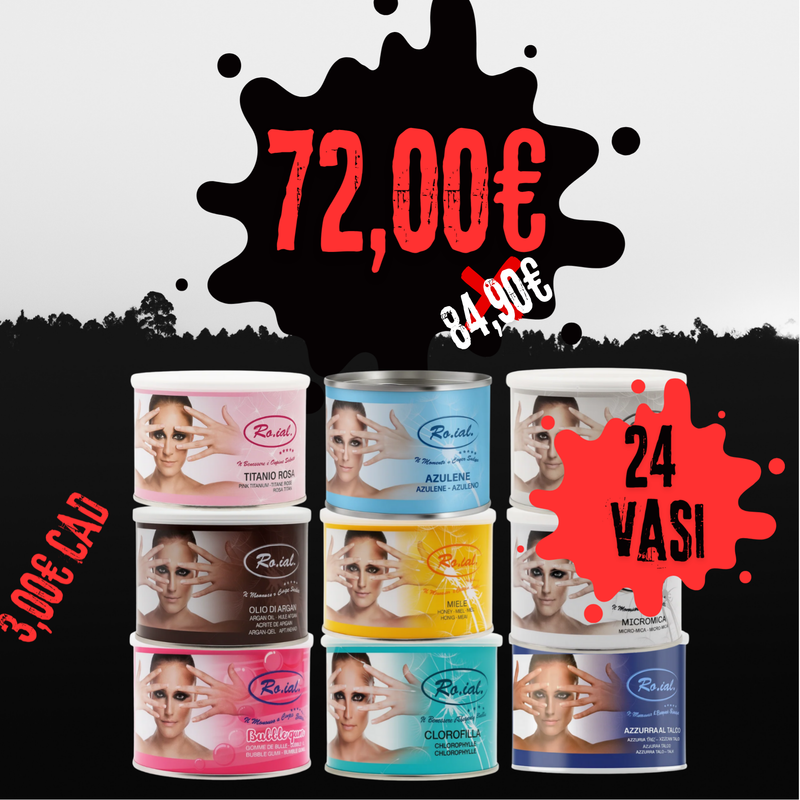 RO.IAL - cera liposolubile vaso 400 ml cartone 24 pz