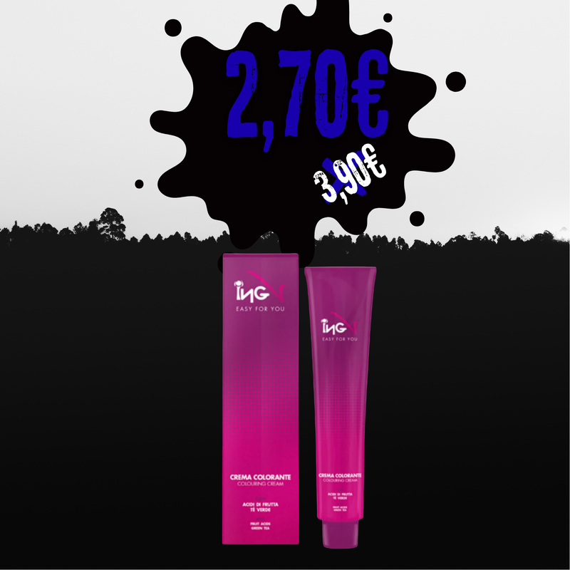 ING Color-Ing Tinta per Capelli Professionale Permanente 100ml – 96 Nuance, Copertura Totale Capelli Bianchi