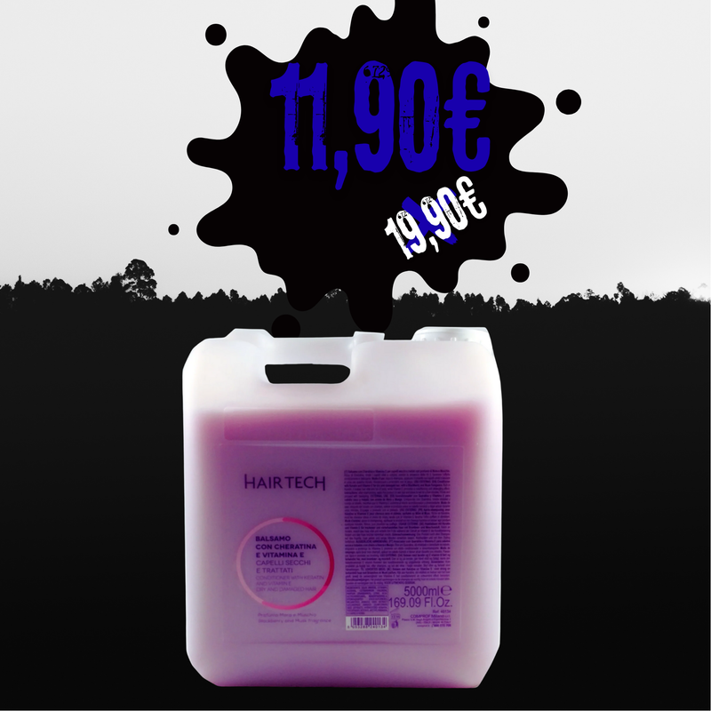 HAIR TECH - Balsamo con cheratina tanica 5 litri