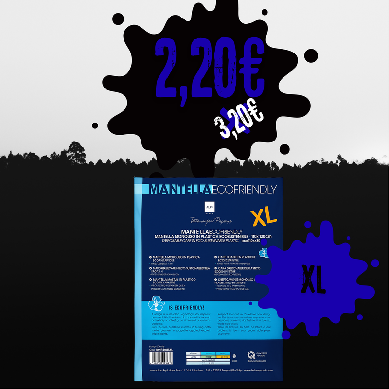 LABOR - mantelline monouso XL polietilene 20 pezzi 110x130