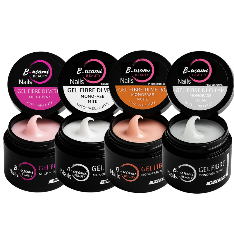 B.USAMI NAILS PROFESSIONAL - Gel costruttore in fibre di vetro 15 gr