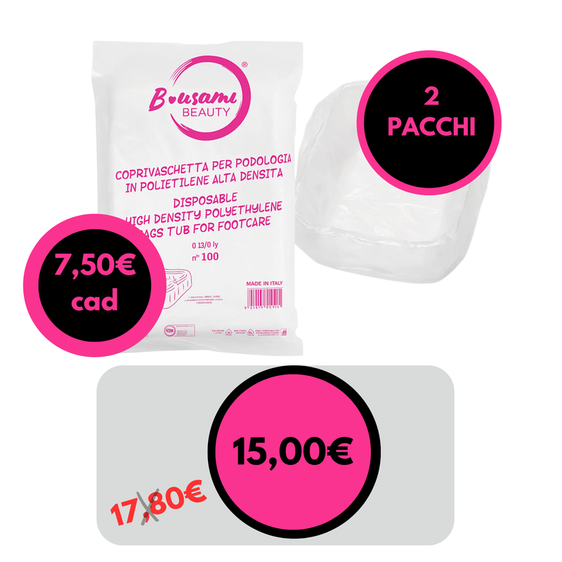 B.USAMI - Sacchetti podologici alta densità 100 pz 2 Confezioni