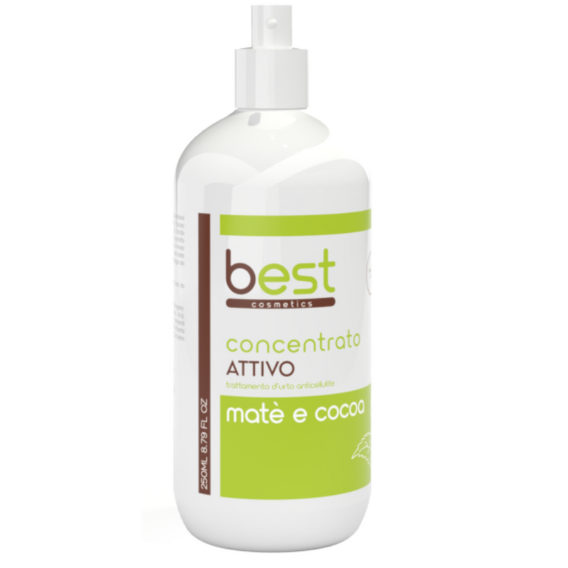 BEST COSMETICS - concentrato attivo trattamento urto anticellulite matè e cocoa spray  250 ml