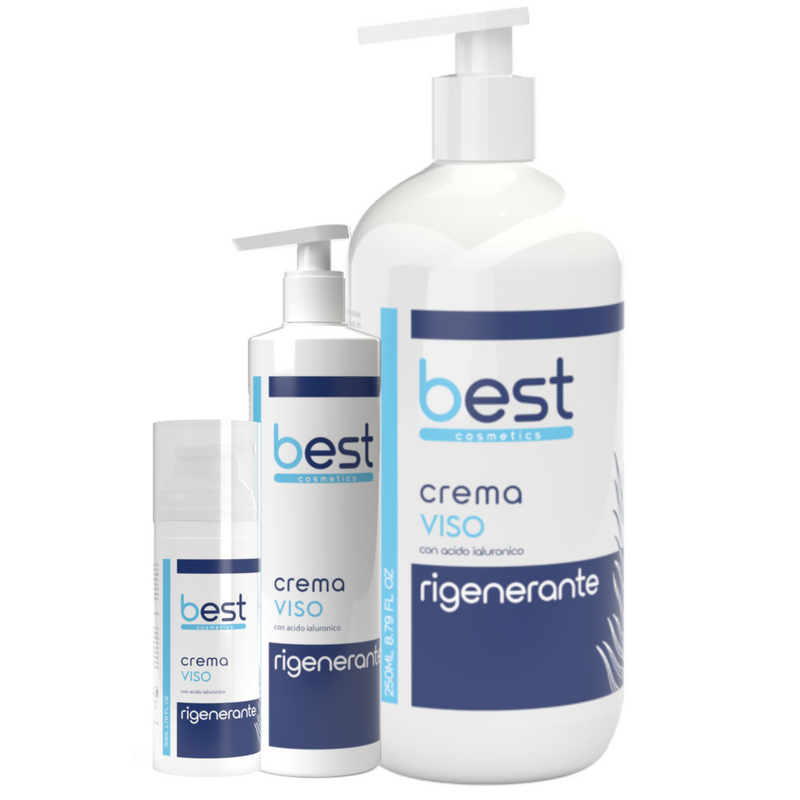 BEST COSMETICS - Rigenerante - crema viso rigenerante con acido ialuronico