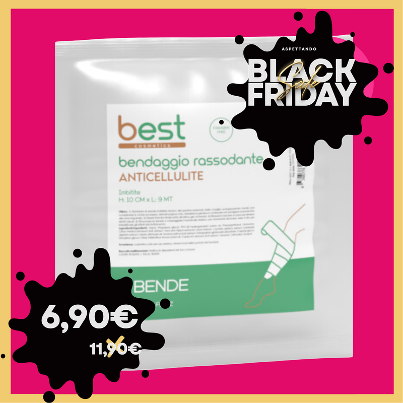 BEST COSMETICS - bendaggio rassodante anticellulite  10 cm * 9 mt