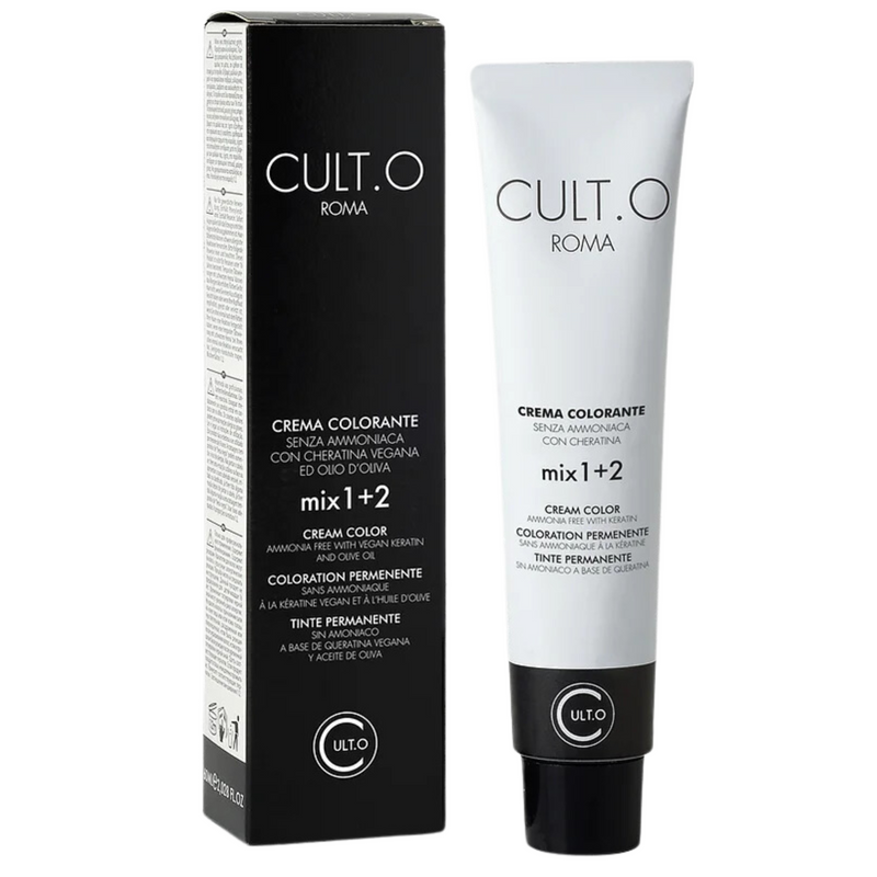 CULTO - Tinta senza ammoniaca con cheratina vegana ed olio di oliva  60ml - mix 1+2