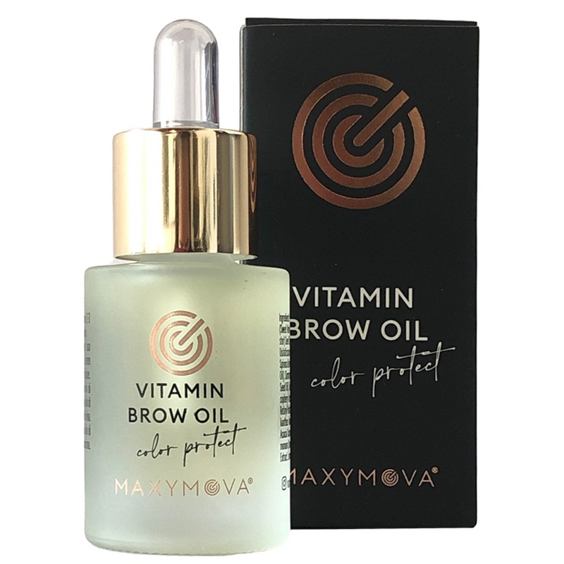 DLUX - Olio dopo Henne - Vitamin Brow Oil per proteggere il colore e idratare 15 ml