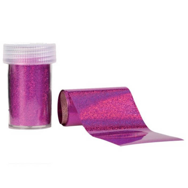 ESTROSA - transfer foil effect hologtaphic fucsia