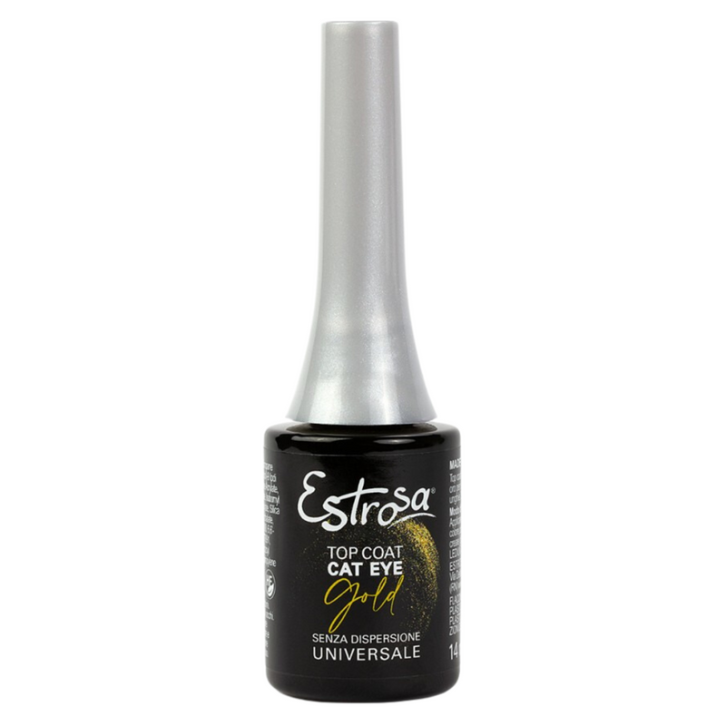 ESTROSA - Top Coat Cat Eye Gold senza dispersione 14ml