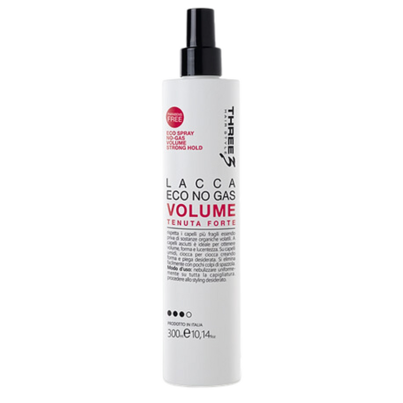 THREE 3 - Lacca ECO no-gas VOLUME Tenuta Forte 300ml