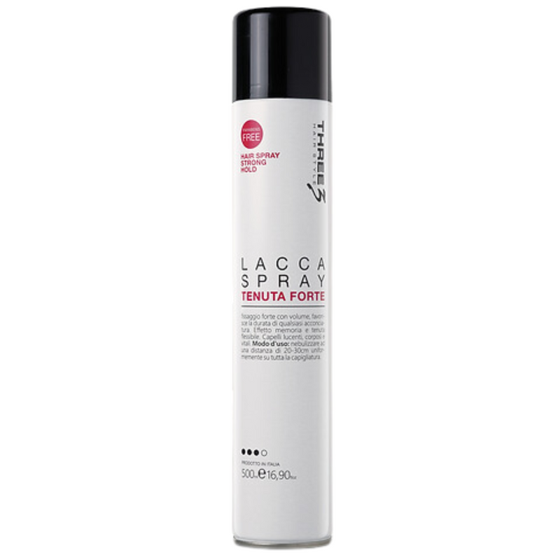 THREE 3 - Lacca Spray Tenuta Forte con volume 500ml