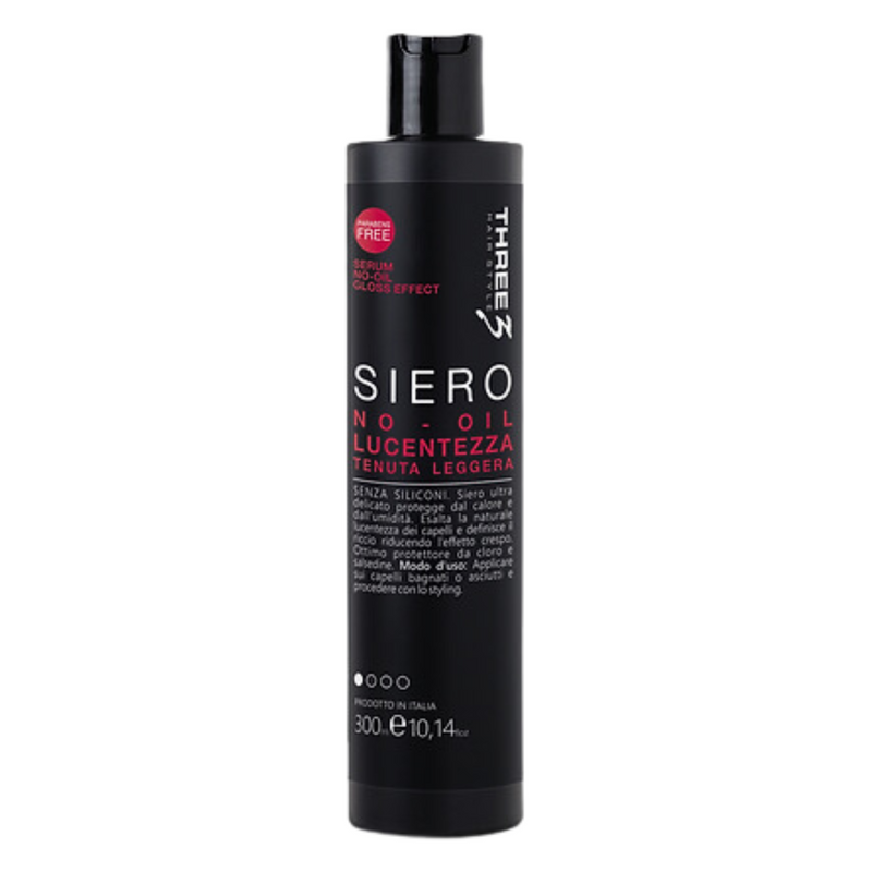 THREE 3 - Siero NO-OIL Lucentezza SENZA SILICONI 300ml