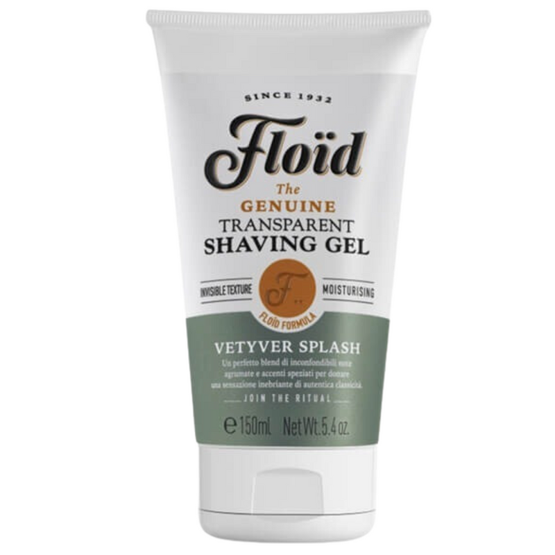 FLOID - Gel rasatura trasparente Vetyver Splash 150 ml