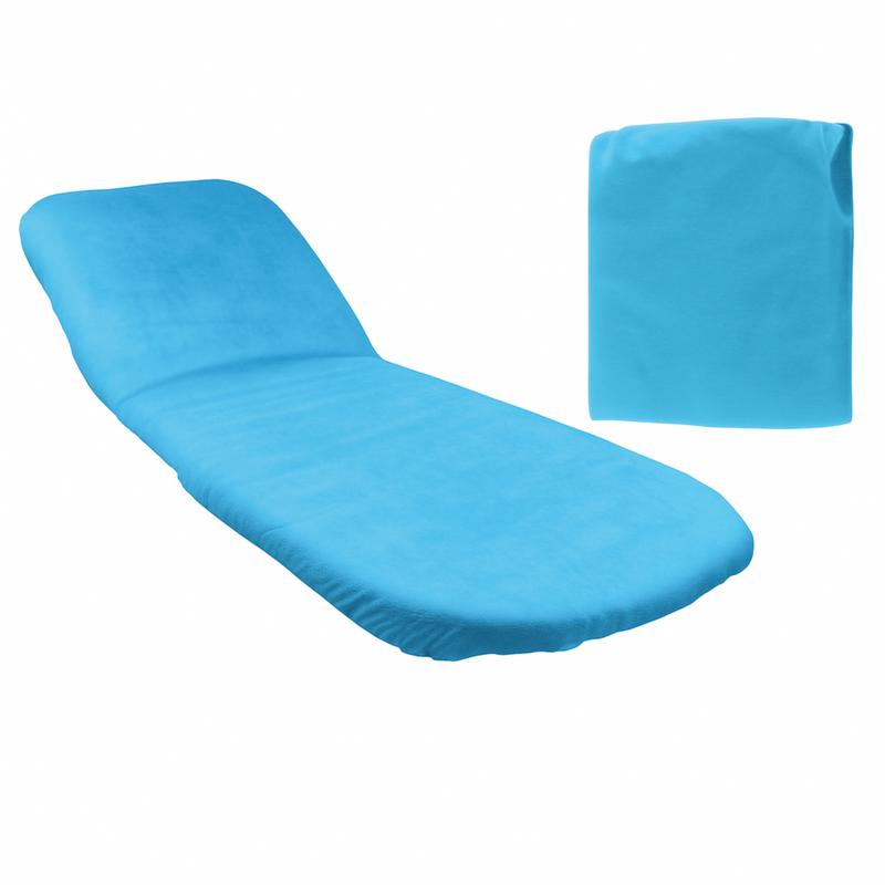 GR SERVICE - Coprilettino Monouso TNT azzurro 80x220 cm – Con Bordo, Elastici e Laccetti – Made in Italy