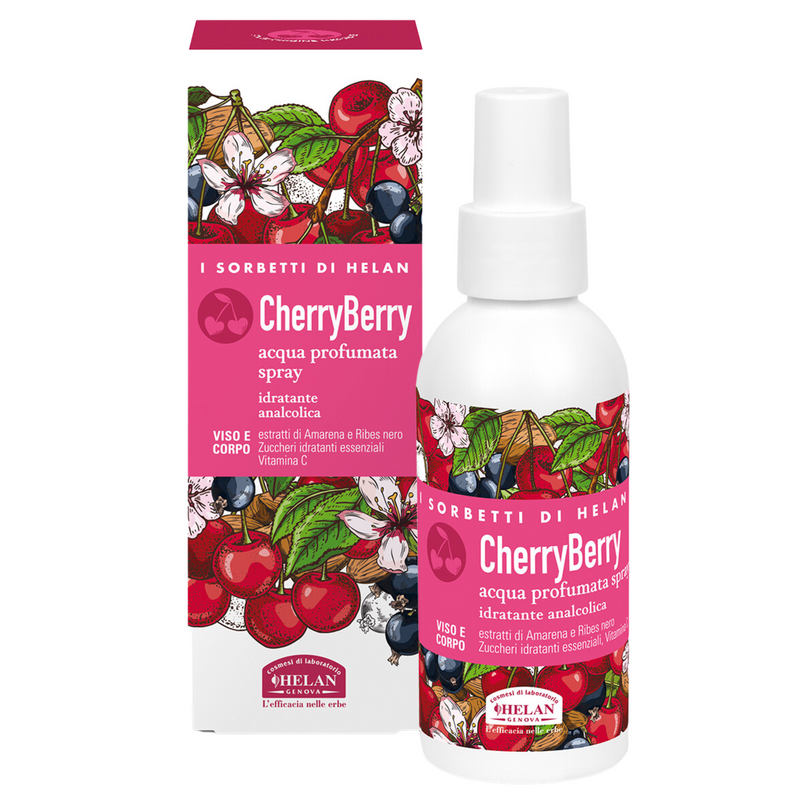 HELAN - I SORBETTI DI HELAN CherryBerry Acqua Profumata Spray Idratante Analcolica 100 ml