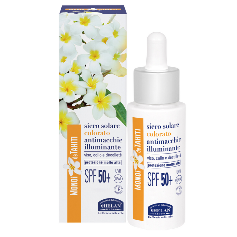 HELAN - MONOI DE TAHITI  Siero Solare Colorato Antimacchie Illuminante SPF50+