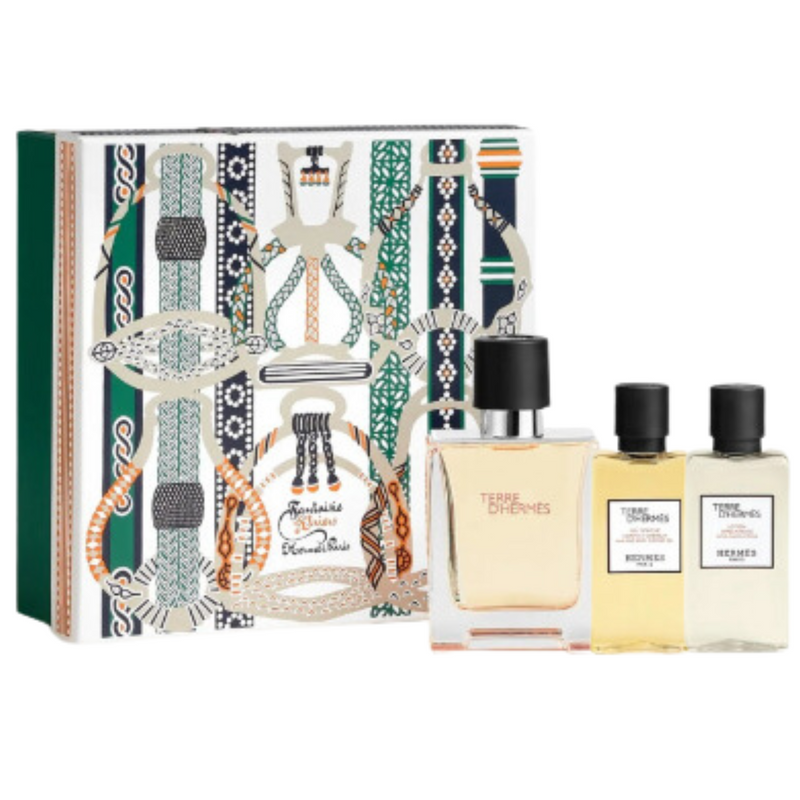 HERMES - Terre dHermes - Cofanetto Eau de Toilette 50 ml + gel doccia + lozione dopo barba