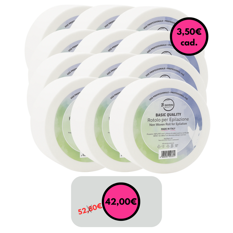 B.USAMI - Rotolo Epilazione 60 Metri | Grammatura 75g 12 pezzi