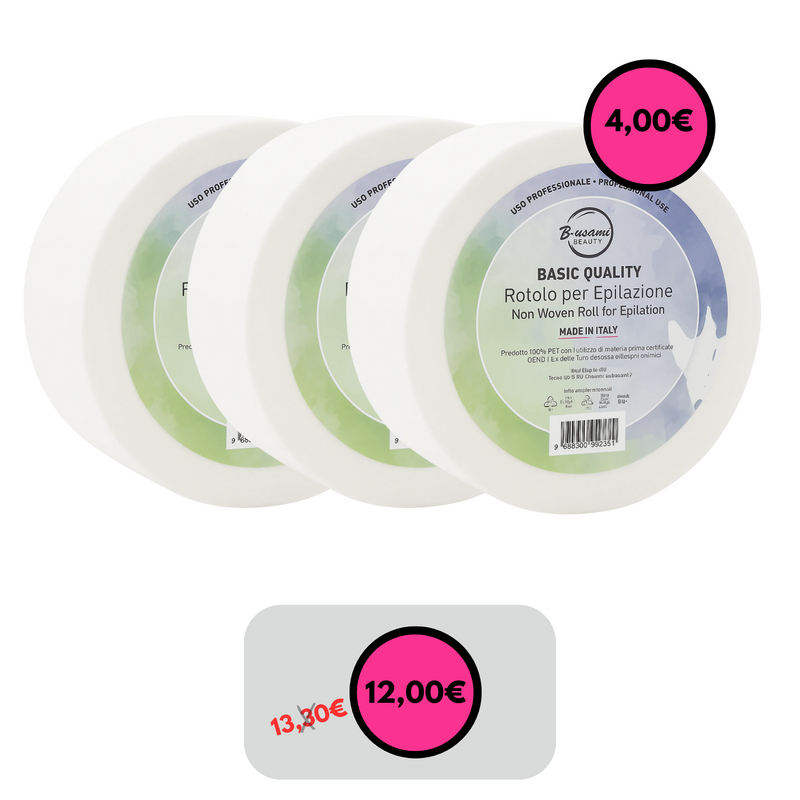 B.USAMI - Rotolo Epilazione 60 Metri | Grammatura 75g 3 pezzi
