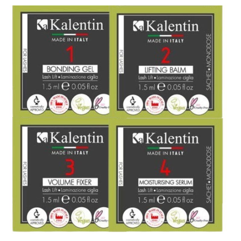 KALENTIN - kit laminazione ciglia monodose una tanum 1 applicazione