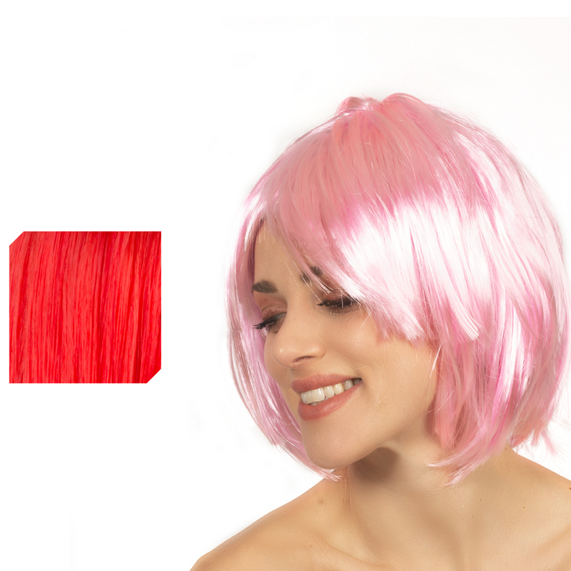 LABOR - Parrucca in poliestere Colore rosso