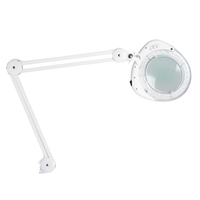 LABOR - lampada led High Definition Delux lente 5D con morsetto da tavolo