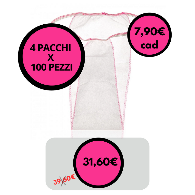 LEMI - Tanga donna in tnt top quality  100 pz 4 PACCHI