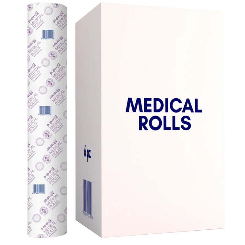 MEDICAL ROLL - lenzuolino carta lettino cartone X 6 pezzi