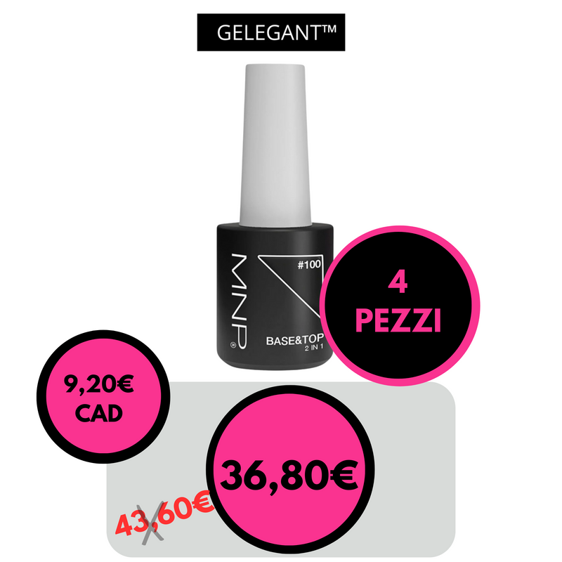 MESAUDA MNP - GELEGANT™ Base & Top 8ml 4 PEZZI