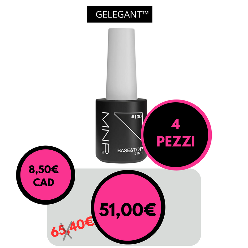 MESAUDA MNP - GELEGANT™ Base & Top 8ml 6 PEZZI