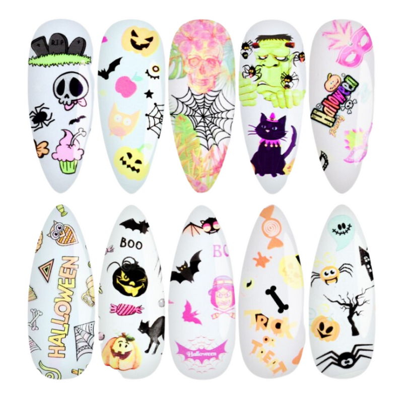 NAIL FOR - Foil Transfer Halloween FD019