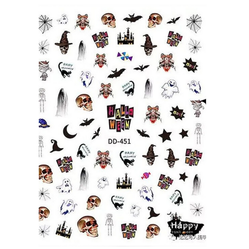 NAIL FOR -  stickers adesivi halloween ST451