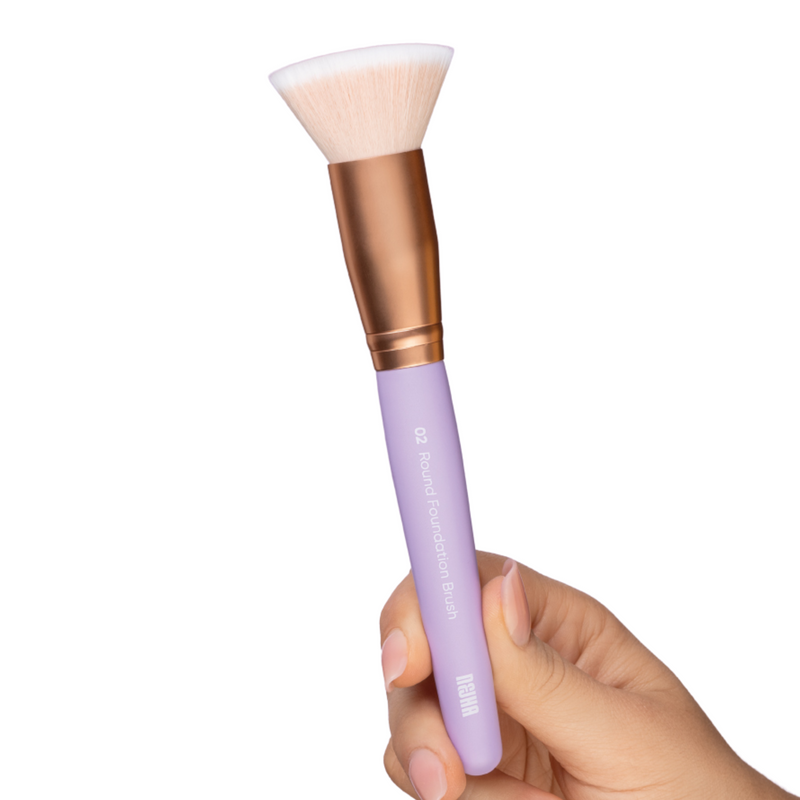 NEJHA - 02 Round Foundation Brush – Pennello Fondotinta Tondo