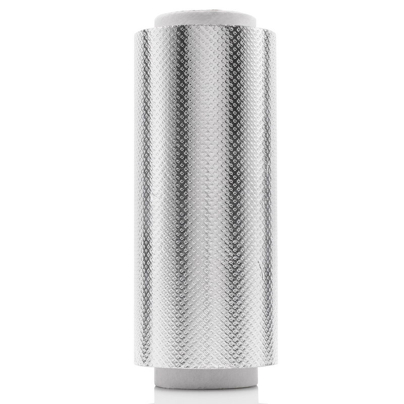 PREMIUM- Rotolo stagnola in alluminio extra goffrato per meches e tinte 15 cm 15 micron