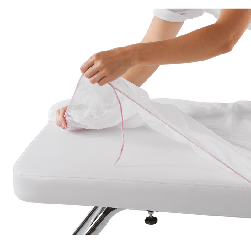 PREMIUM - coprilettino in TNT con elastici e laccetti 107 x230
