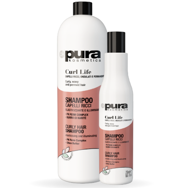 PURA KOSMETICA - Curl Life  Shampoo capelli ricci Elasticizzante e Illuminante