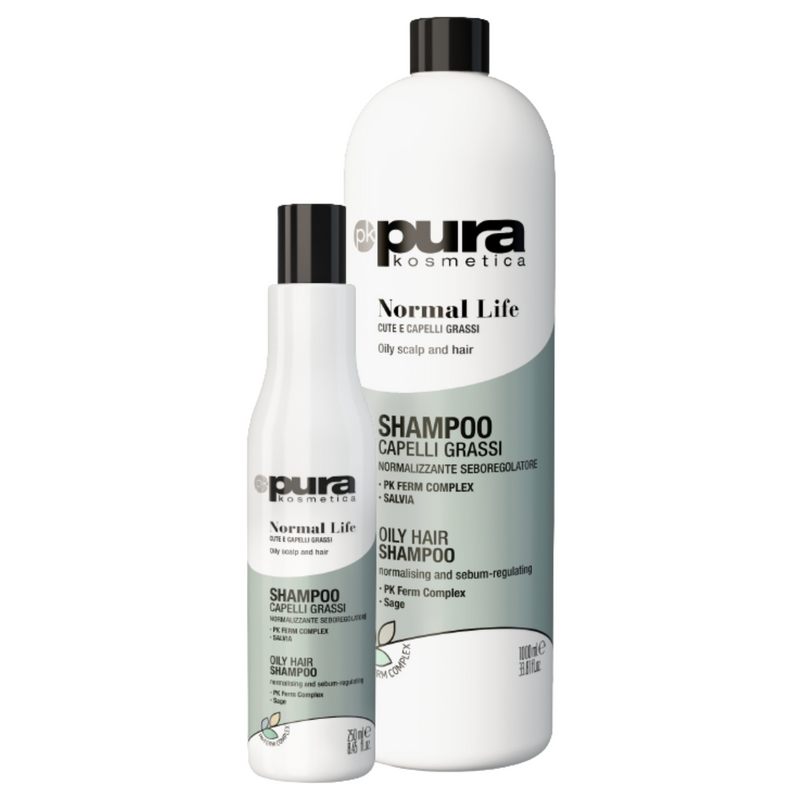 PURA KOSMETICA - Normal Life Shampoo normalizzante seboregolatore  capelli grassi