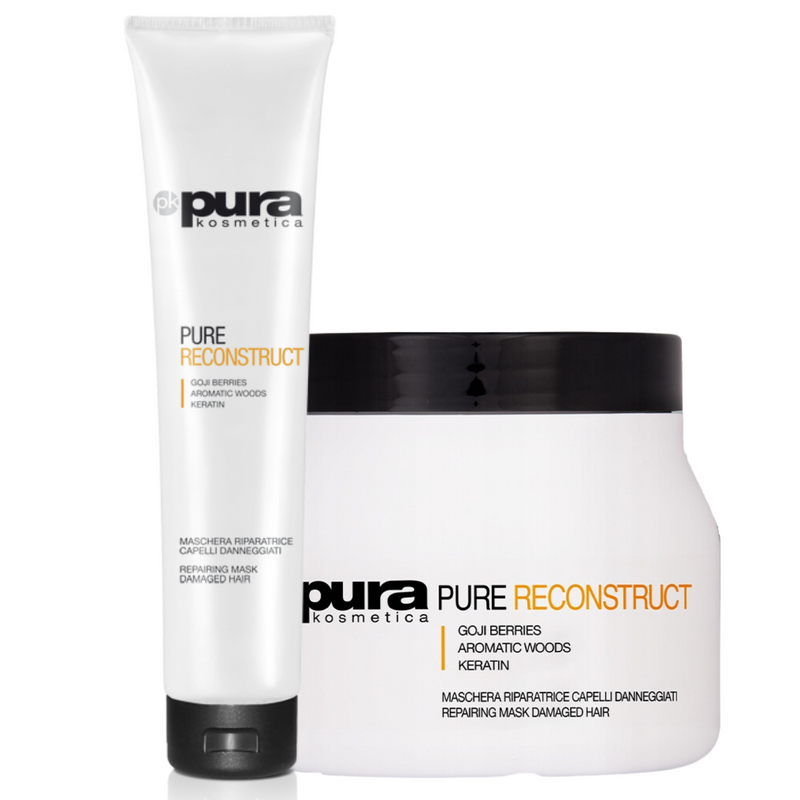 PURA KOSMETICA - pure recostruct maschera riparatrice capelli danneggiati