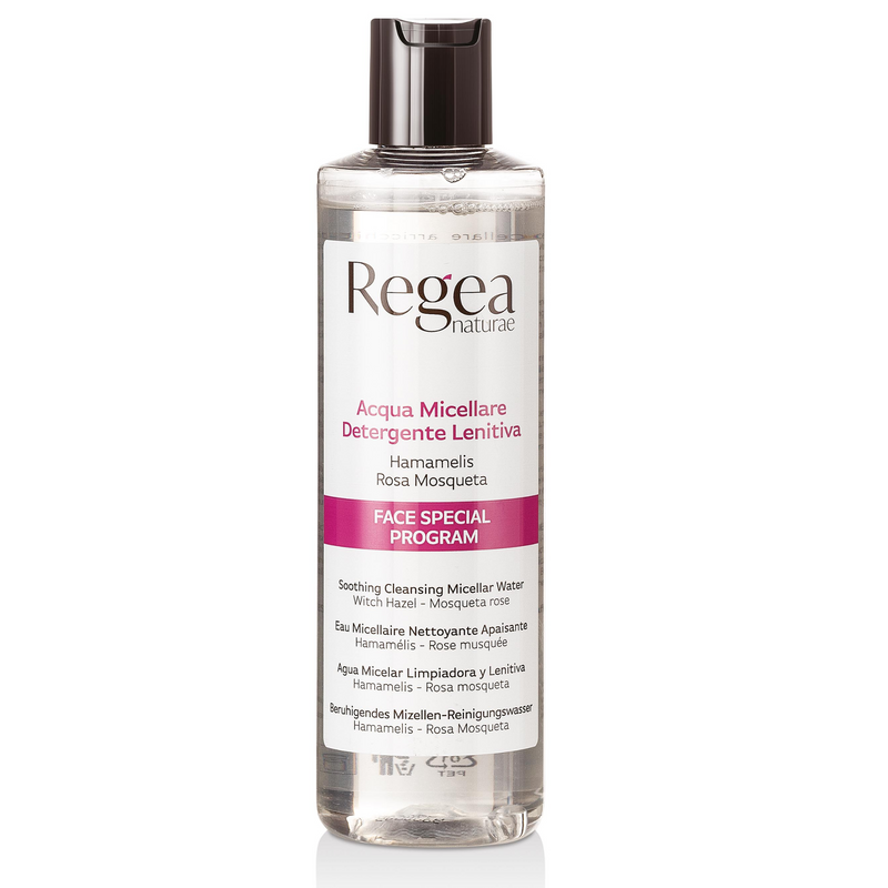 REGEA - Acqua micellare detergente lenitiva hamamelis rosa mosqueta 250ml