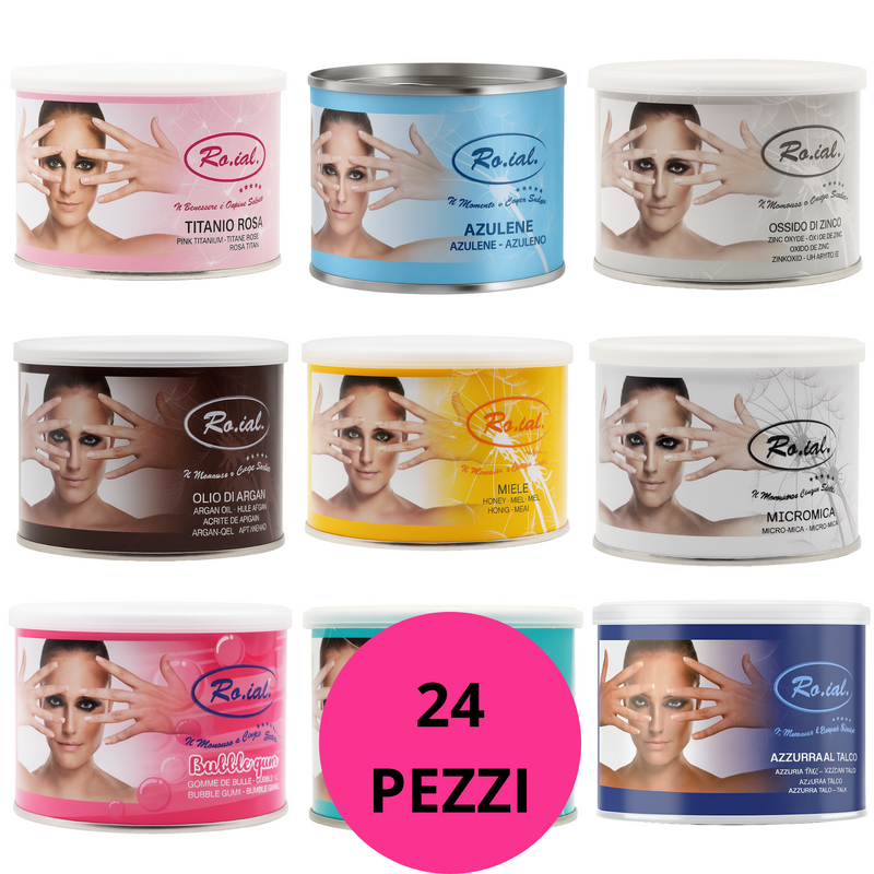 RO.IAL - cera liposolubile vaso 400 ml cartone 24 pz