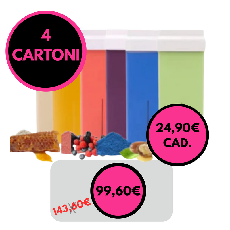 RO.IAL - Cera liposolubile Rullo 100 ml 4 cartoni 24 pezzi