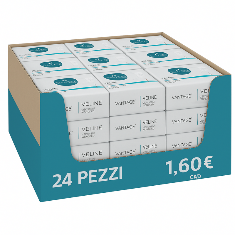 VANTAGE - Veline Monouso 100 pz Box 40 pacchi