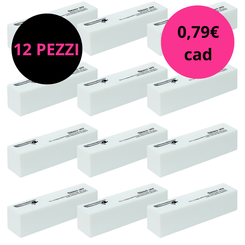 XANITALIA - Buffer Professional - blocco abrasivo alto 12 pezzi