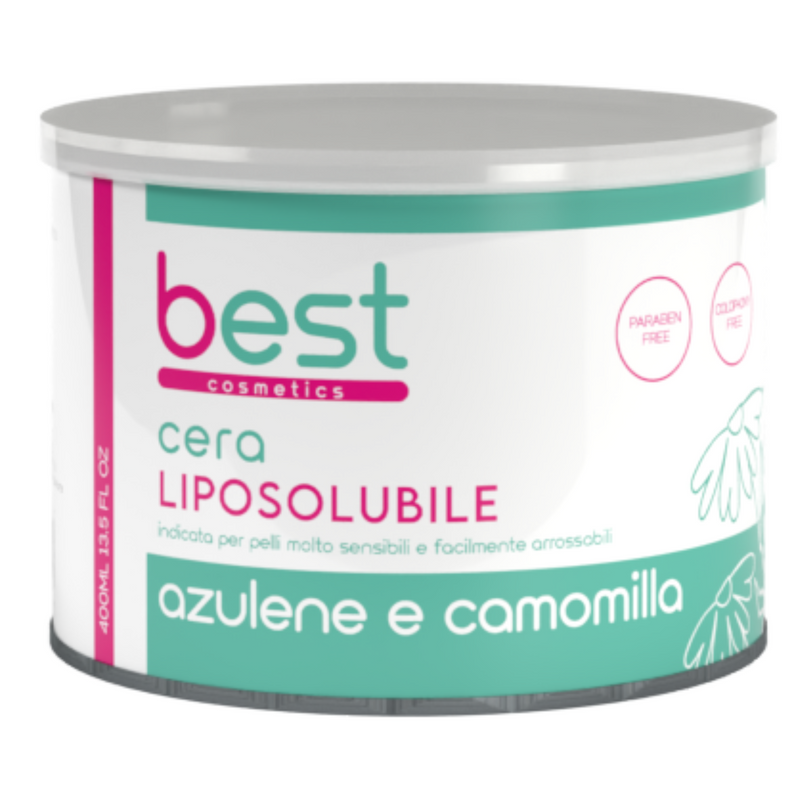 BEST COSMETICS - cera liposolubile vaso 400 ml cartone 24 pezzi