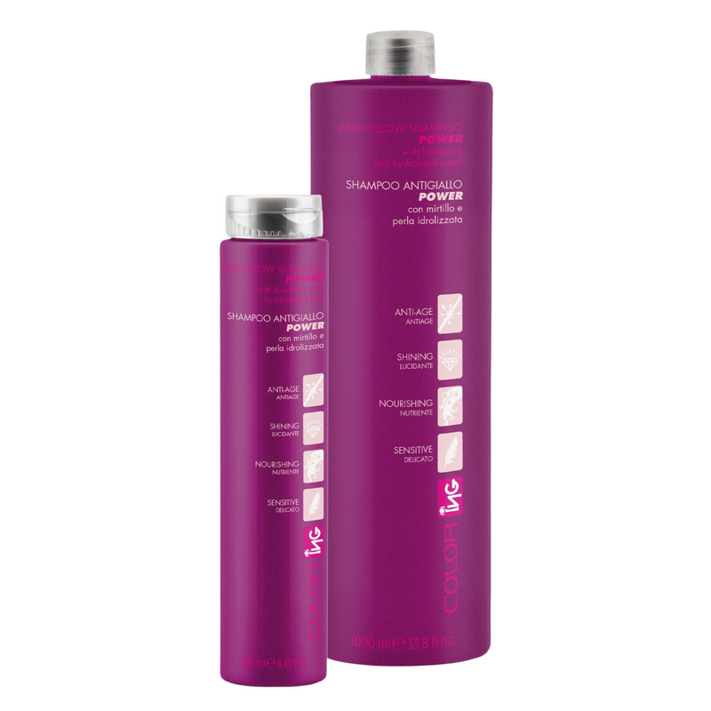 ING COLORING - Shampoo antigiallo Power 250/1000ml